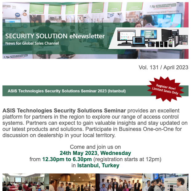ASIS Technologies Security Solutions Seminar 2023 (Istanbul)