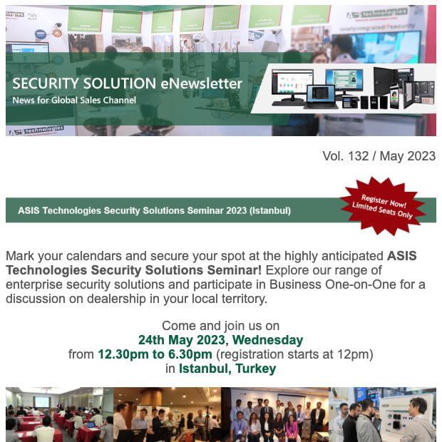 ASIS Technologies Security Solutions Seminar 2023 (Istanbul)