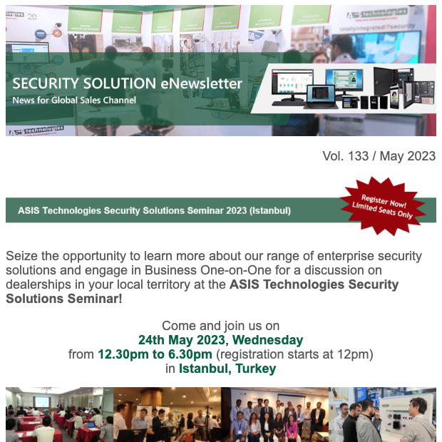 ASIS Technologies Security Solutions Seminar 2023 (Istanbul)
