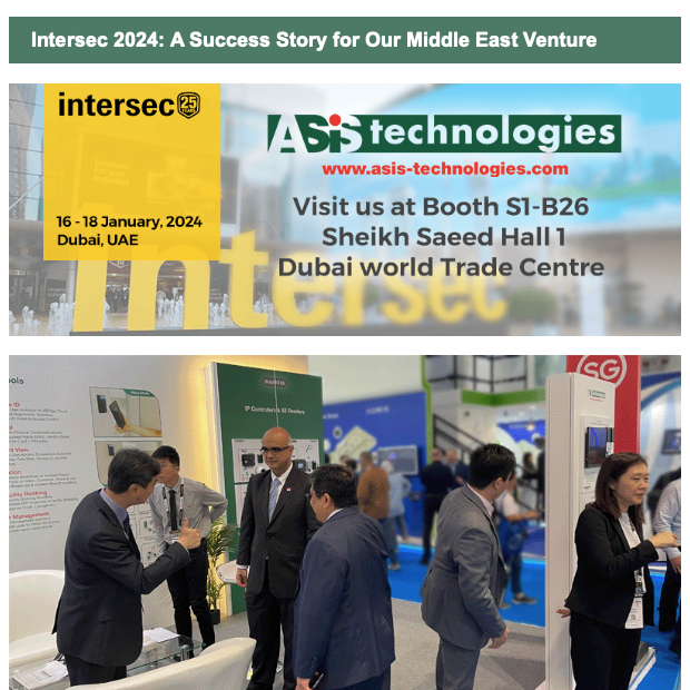 Intersec 2024: A Success Story for Our Middle East Venture