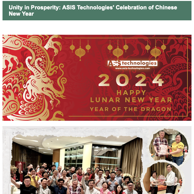 Unity in Prosperity: ASIS Technologies' Celebration of Chinese New Year
