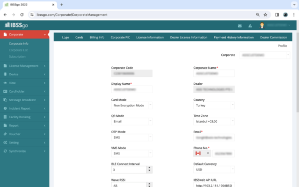 Corporate information details